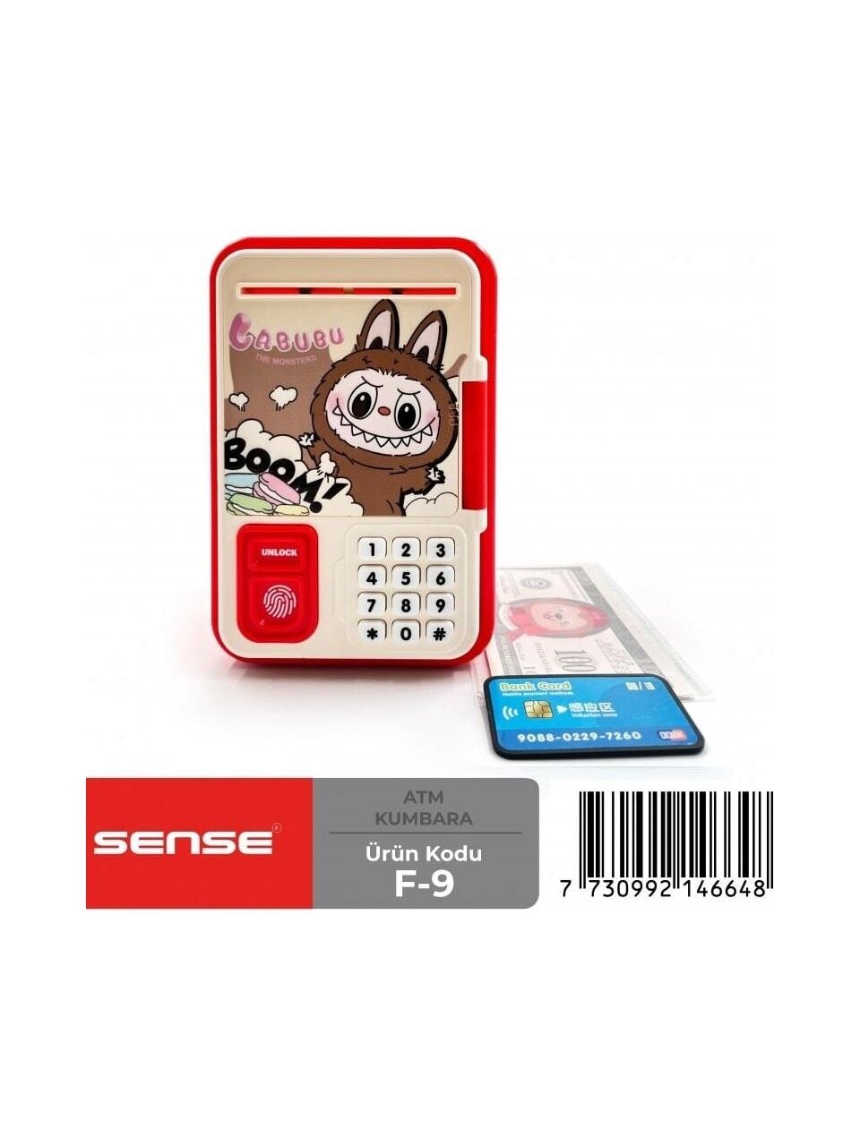 Sense Atm Kumbara Labubu F-9