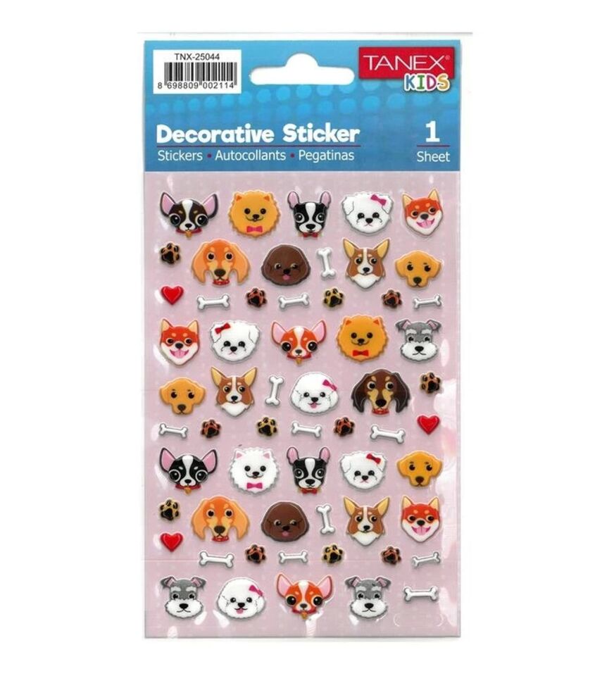 Tanex Tnx-25044 Minik Köpekler Serisi Etiketi