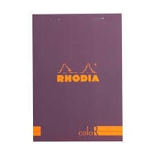 Rhodıa 148X210 Mm Çizgili Bloknot Purple Kapak 90 Gr Kağıt 70 Yaprak