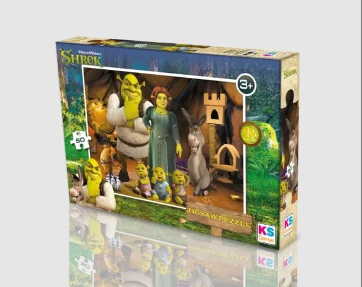 Ks Games Shrek Puzzle 50 Parça