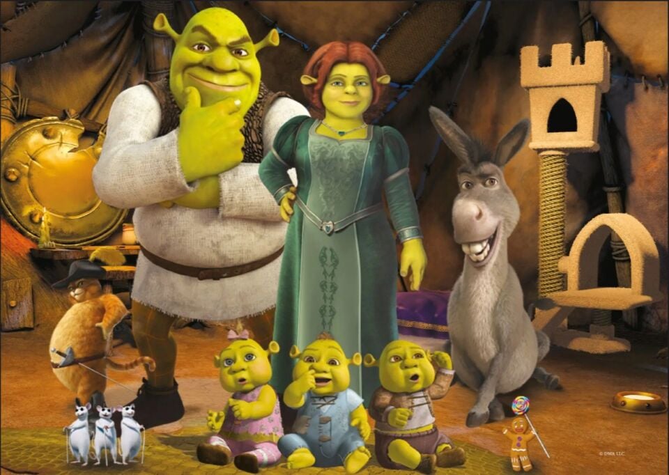 Ks Games Shrek Puzzle 50 Parça