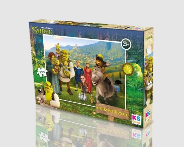 Ks Games Shrek Puzzle 100 Parça