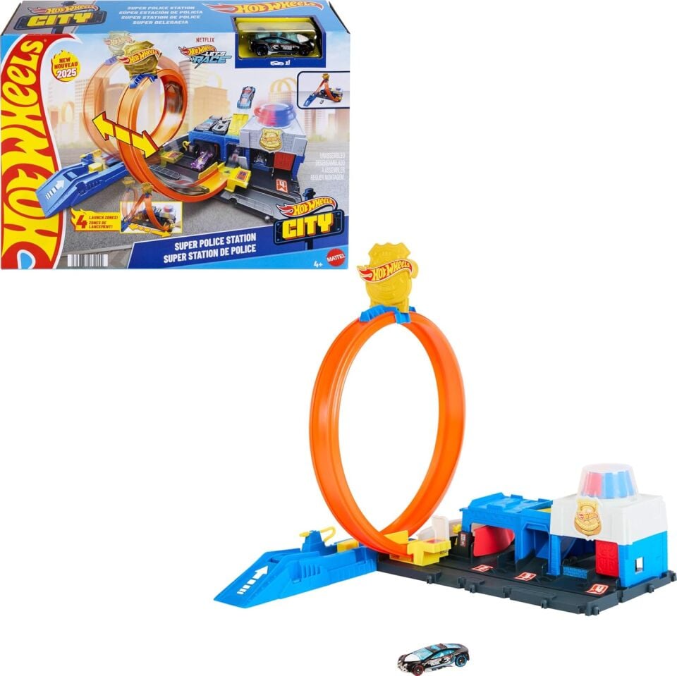Hot Wheels Polis İstasyonu Oyun Seti