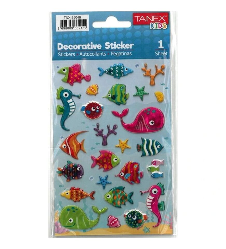 Tanex Tnx-25048 Deniz Hayvanları Serisi Etiketi