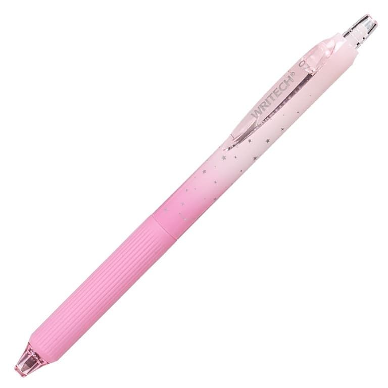 Writech W-0163 Soft Grıp Nebula Pembe Gövde Mavi Jel Kalem