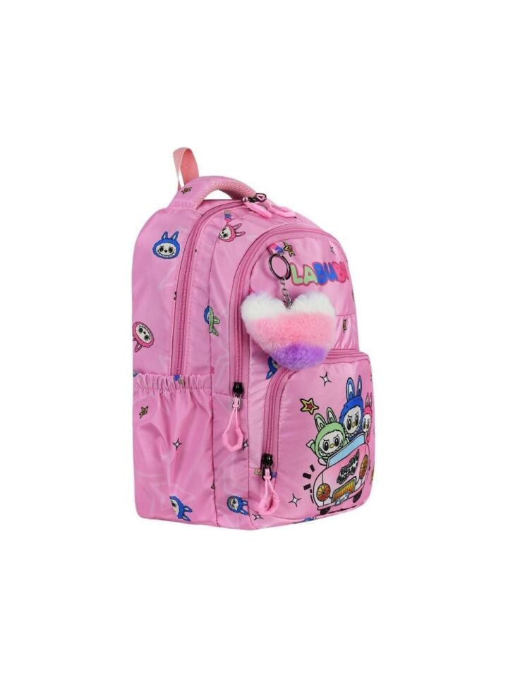 Labubu İlkokul Çantası 3 Lü Takım Beslenme Kalemkutusu