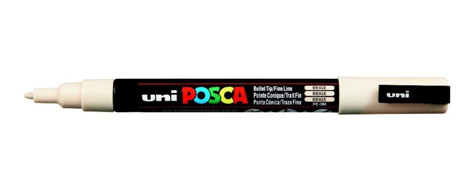 Uni Posca 0.9-1.3 Su Bazlı Poster Markörü Bej