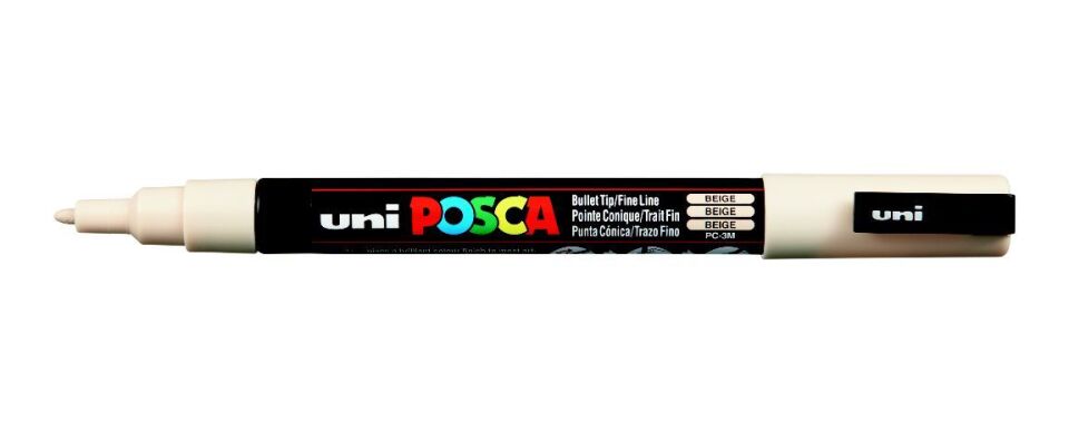 Uni Posca 0.9-1.3 Su Bazlı Poster Markörü Bej