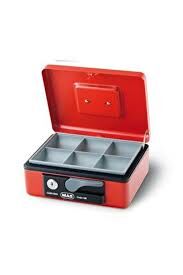 Mas Para Kasası İthal Orta Boy Kırmızı