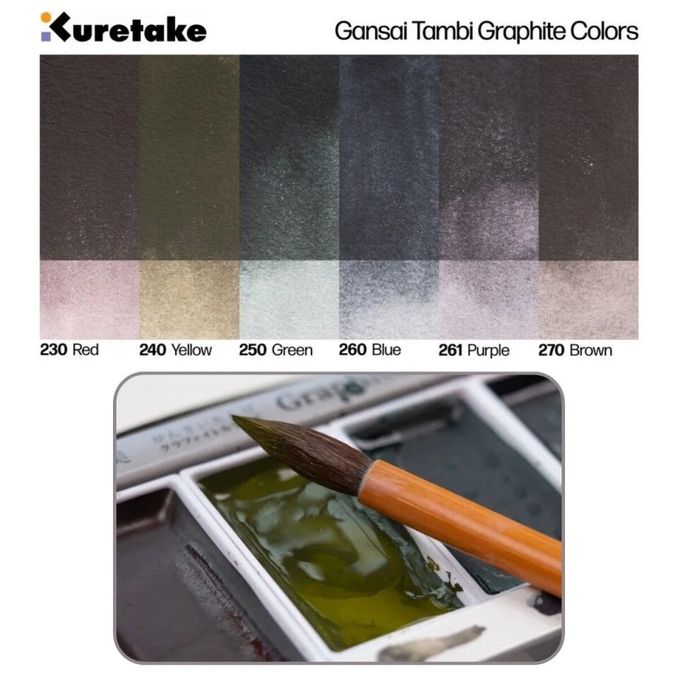 Zig Suluboya Gansaı Tambı Mc20Gr/6V Graphite Color 6 Renk