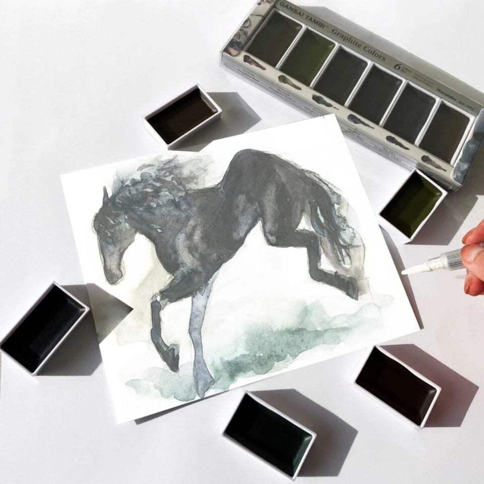 Zig Suluboya Gansaı Tambı Mc20Gr/6V Graphite Color 6 Renk