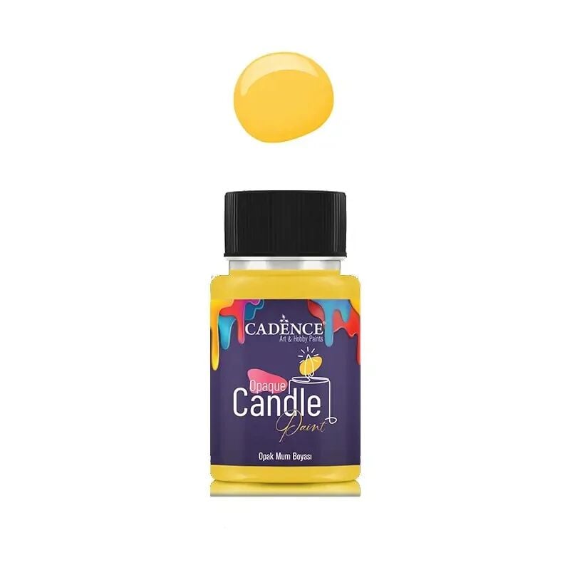 Cadence Opak Mum Boyası Cdl-04 Sarı 50 Ml