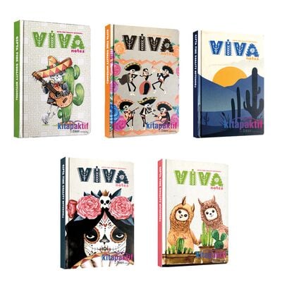 Gıpta Vıva Notes İp Dikişli Sert Kapak Defter 13X21 120 Yp Çizgili