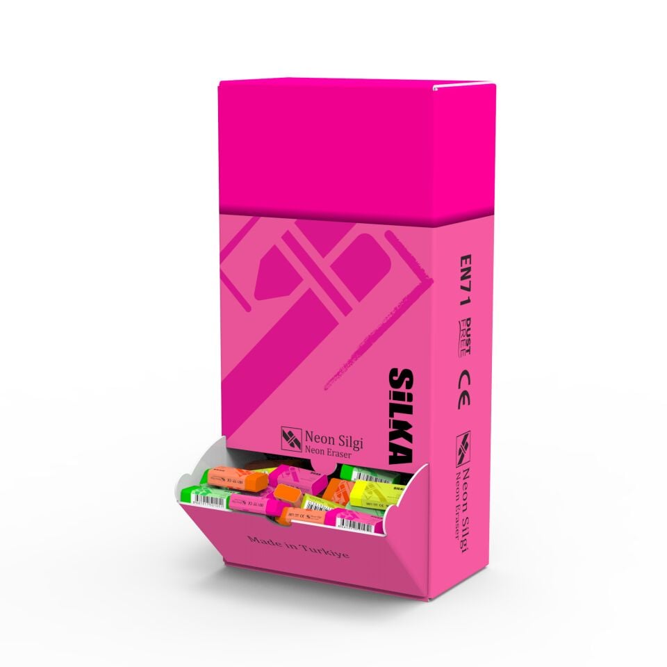 Silka Art.3 Neon Silgi 4 Renk