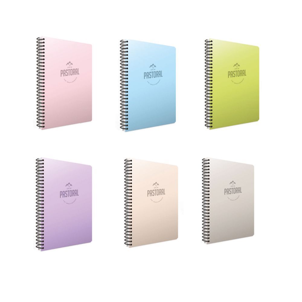 Gıpta Pastoral Spiralli Pp Kapak Defter A4 96 Yp Çizgili