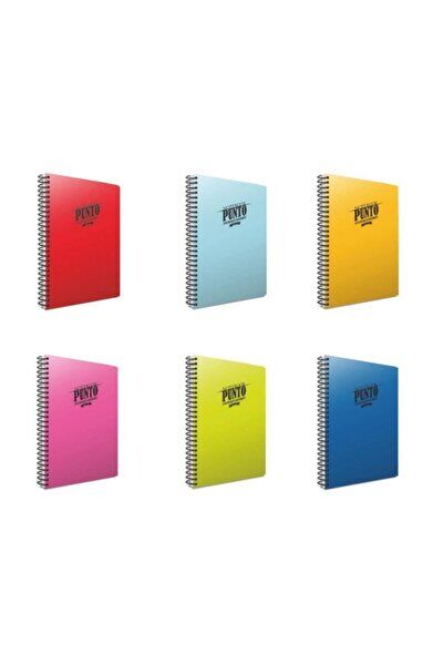 Gıpta Punto Spiralli Pp Kapak Defter A4 160 Yp Çizgili