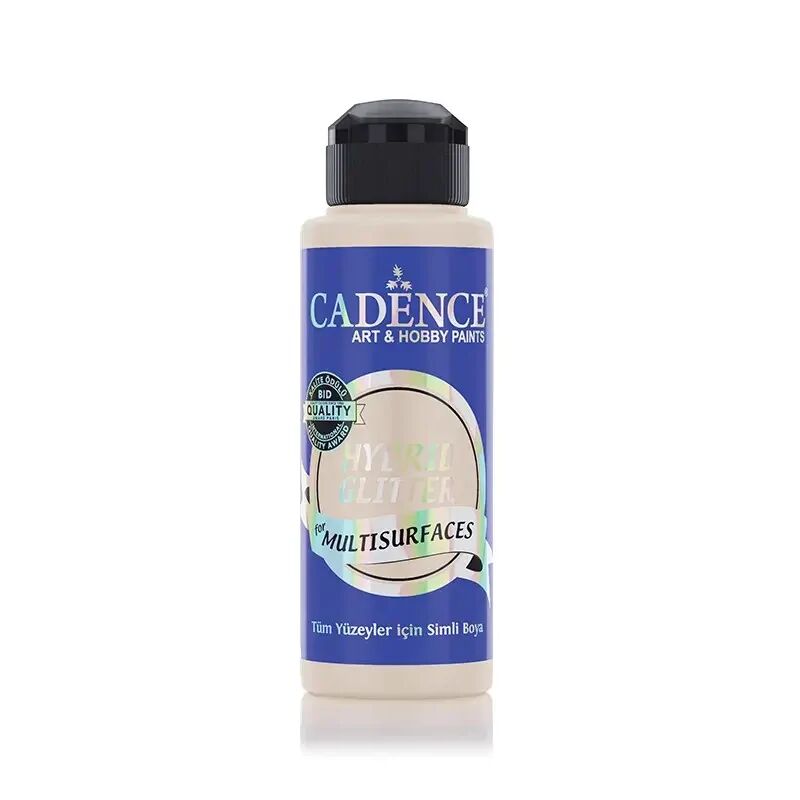 Cadence Hybrid Akrilik Multisurfaces Simli Gümüş Hsg-002 Pak Beyaz 120 Ml