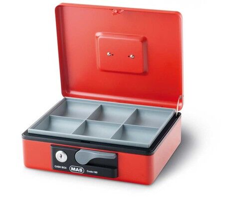 Mas Para Kasası İthal Büyük Boy Kırmızı