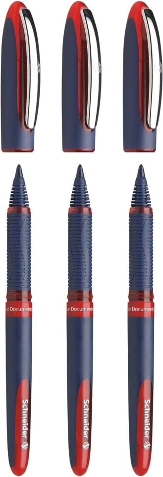 Schneider One Business Konik Uçlu Roller Kalem 0,6 Mm Kırmızı