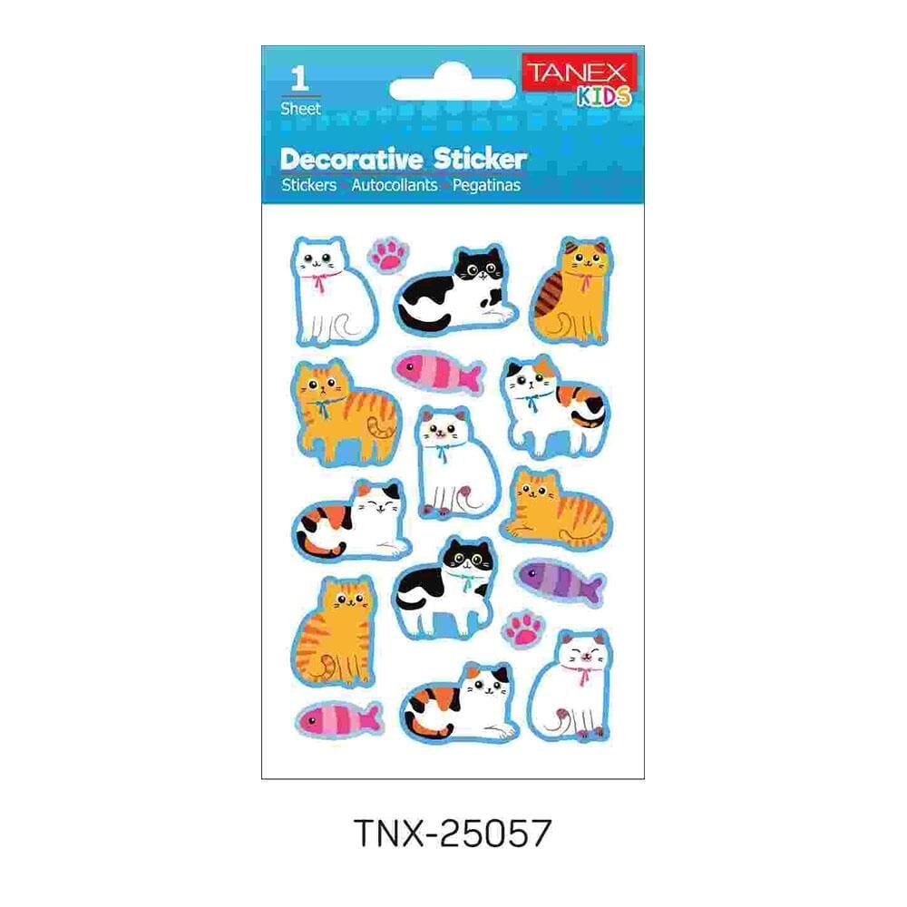 Tanex Tnx-25057 Kedi Serisi Etiketi