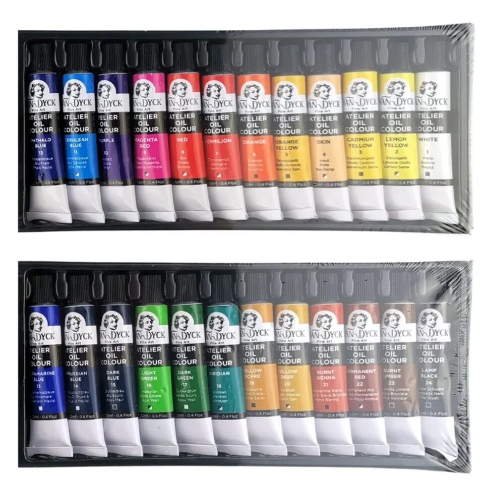 Van Dyck Atelier Yağlı Boya 24 Renk Set