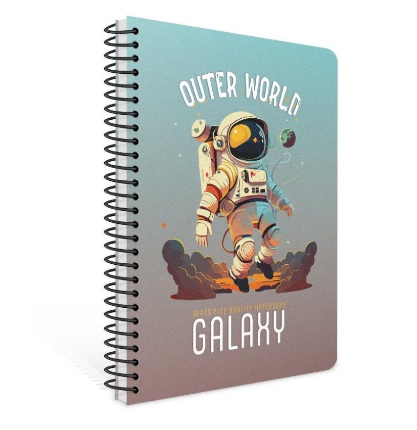 Gıpta Galaxy Spiralli Pp Kapak Defter A4 80 Yaprak Çizgili