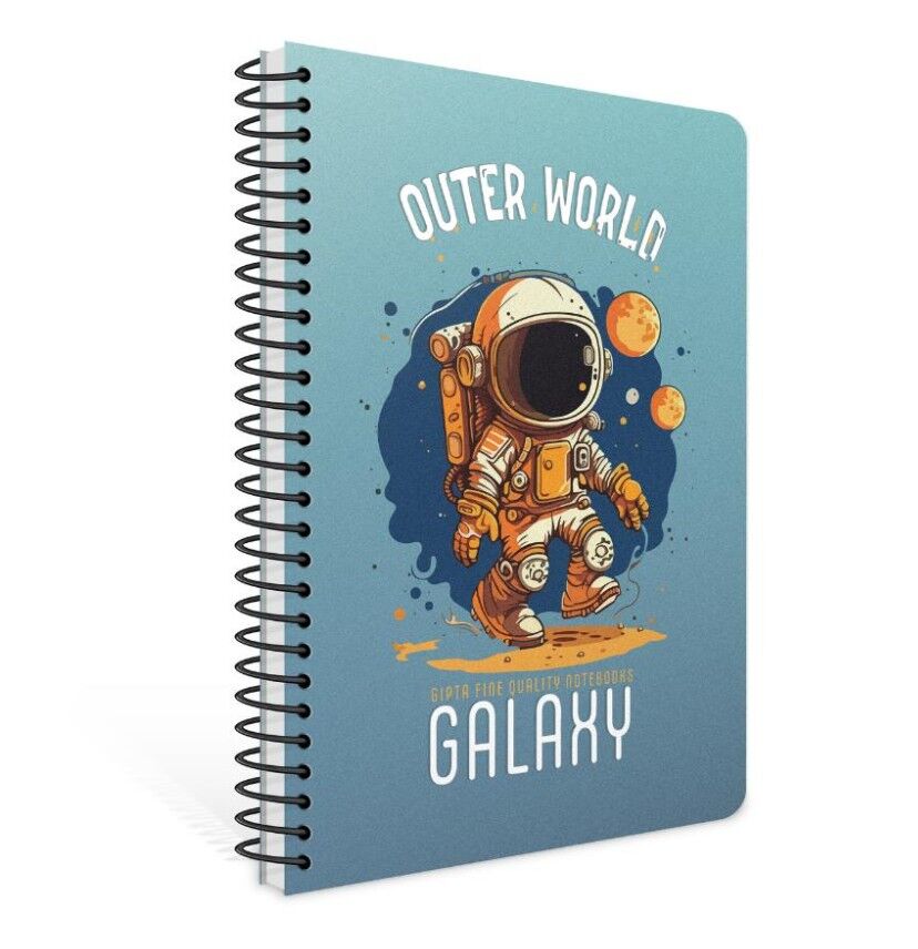Gıpta Galaxy Spiralli Pp Kapak Defter A4 80 Yaprak Çizgili