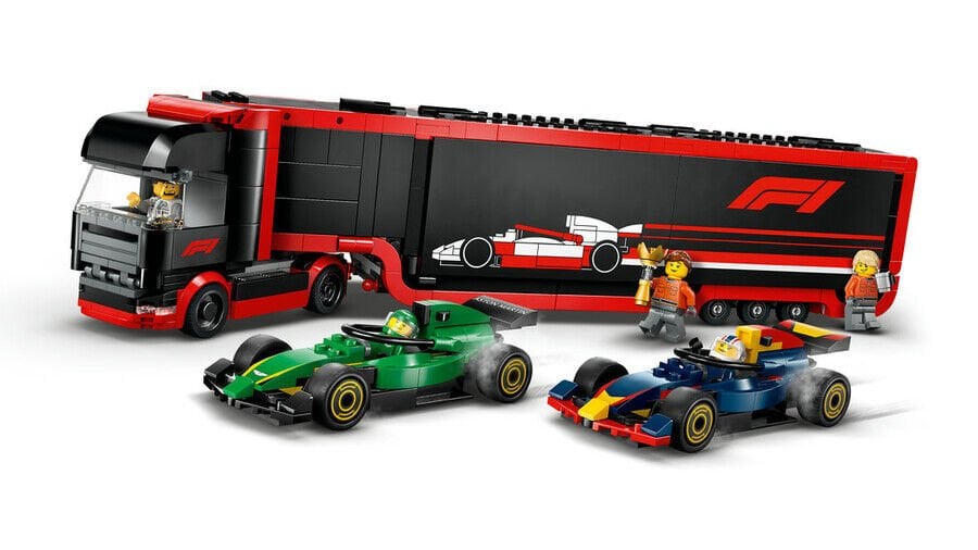 Lego City F1 Kamyon Rb20 Ve Amr24 
