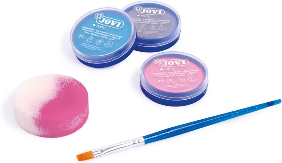 Jovi 174FA Krem Yüz Boyası Fantezi Dünyası Fırça+Sünger