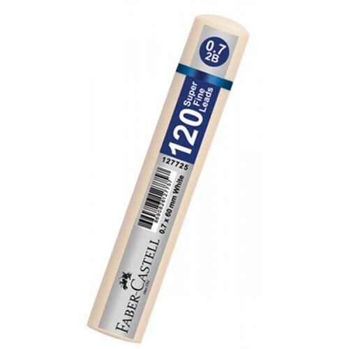 Faber-Castell Grip Min 0.7 2B 60mm 120 Li Beyaz Tüp