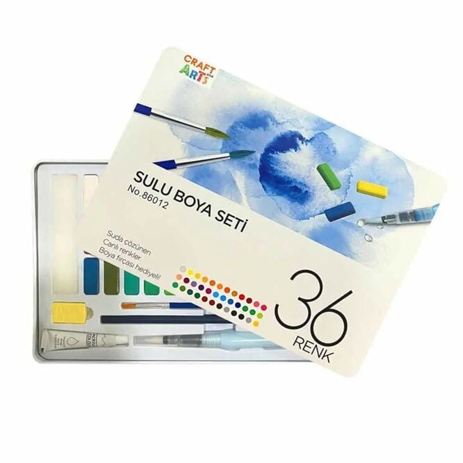 Craft And Arts Sulu Boya 36 Lı 30x12 Mm