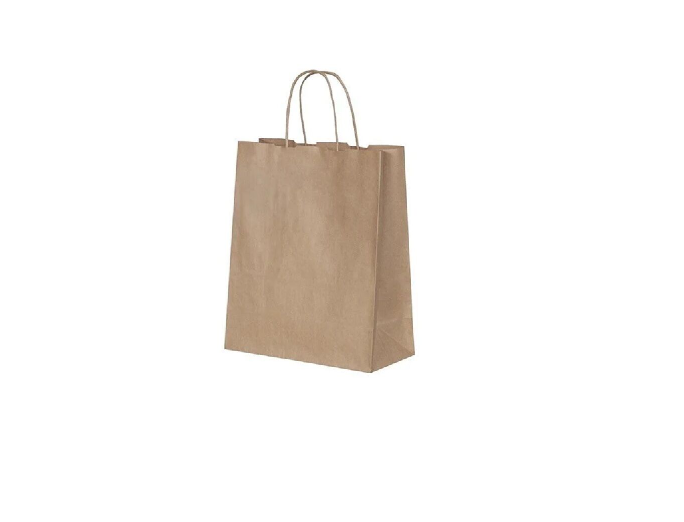 Astaş Büklüm Saplı Çanta 25x12x31 Esmer Kraft