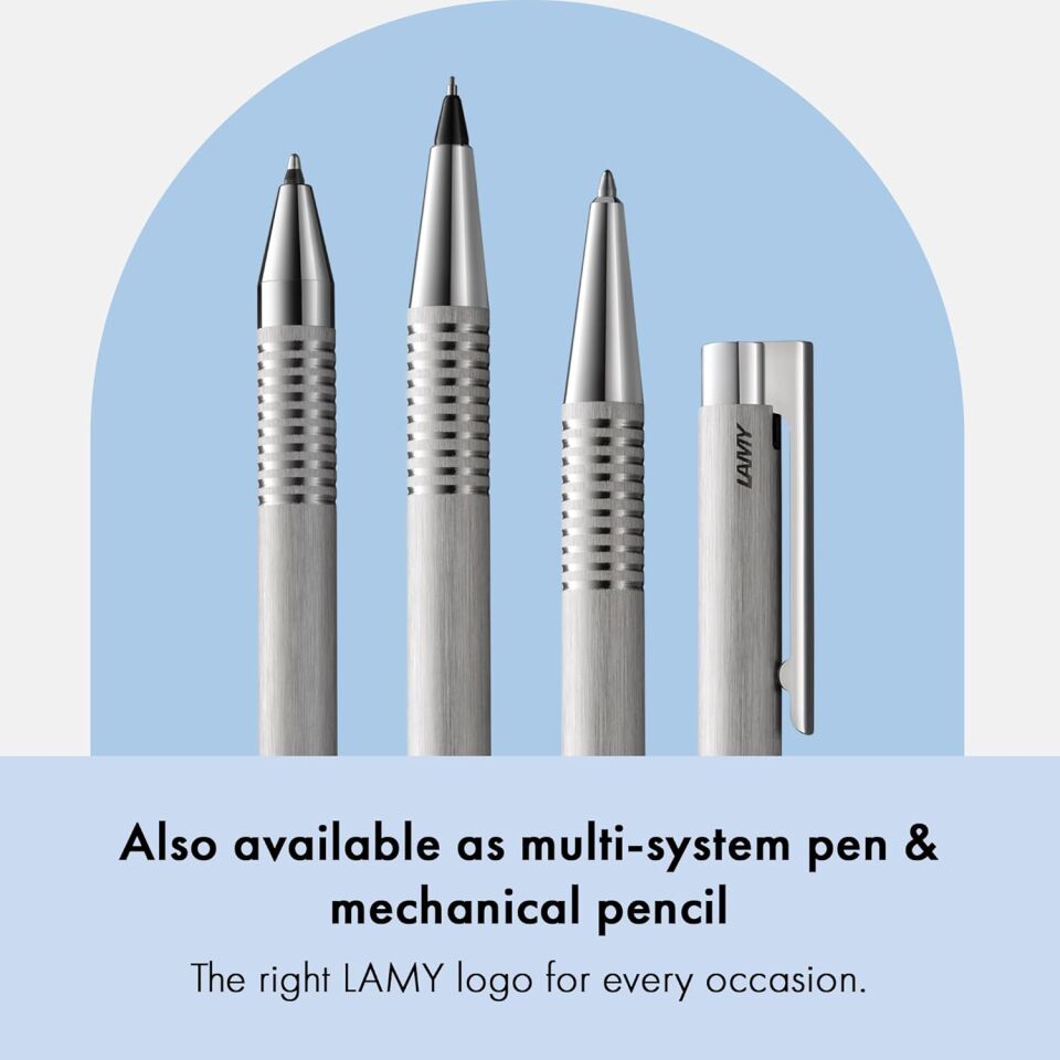 Lamy Logo Tükenmez Kalem Paslanmaz Çelik Metalik