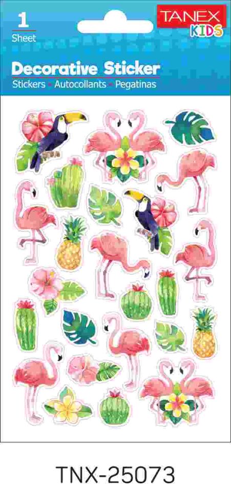 Tanex Tnx-25073 Flamingo Serisi Etiket