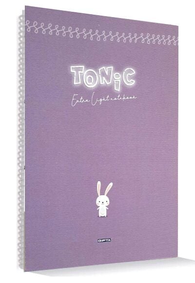 Gıpta Tonıc Spiralli Karton Kapak Defter A4 80 Yaprak Kareli