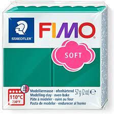 Staedtler 8020-56 07 Modelleme Kili Fimo Soft 57 Gr Zümrüt Yeşili