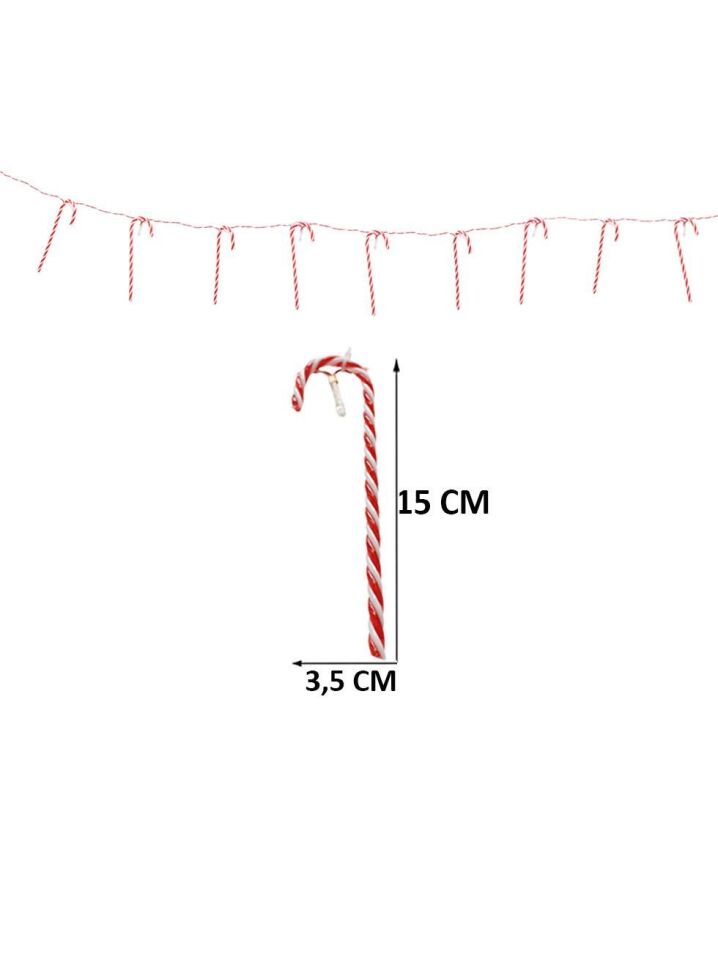 Astaş Baston Seker Led Zincir 170 Cm 10 Ledli Gk62918