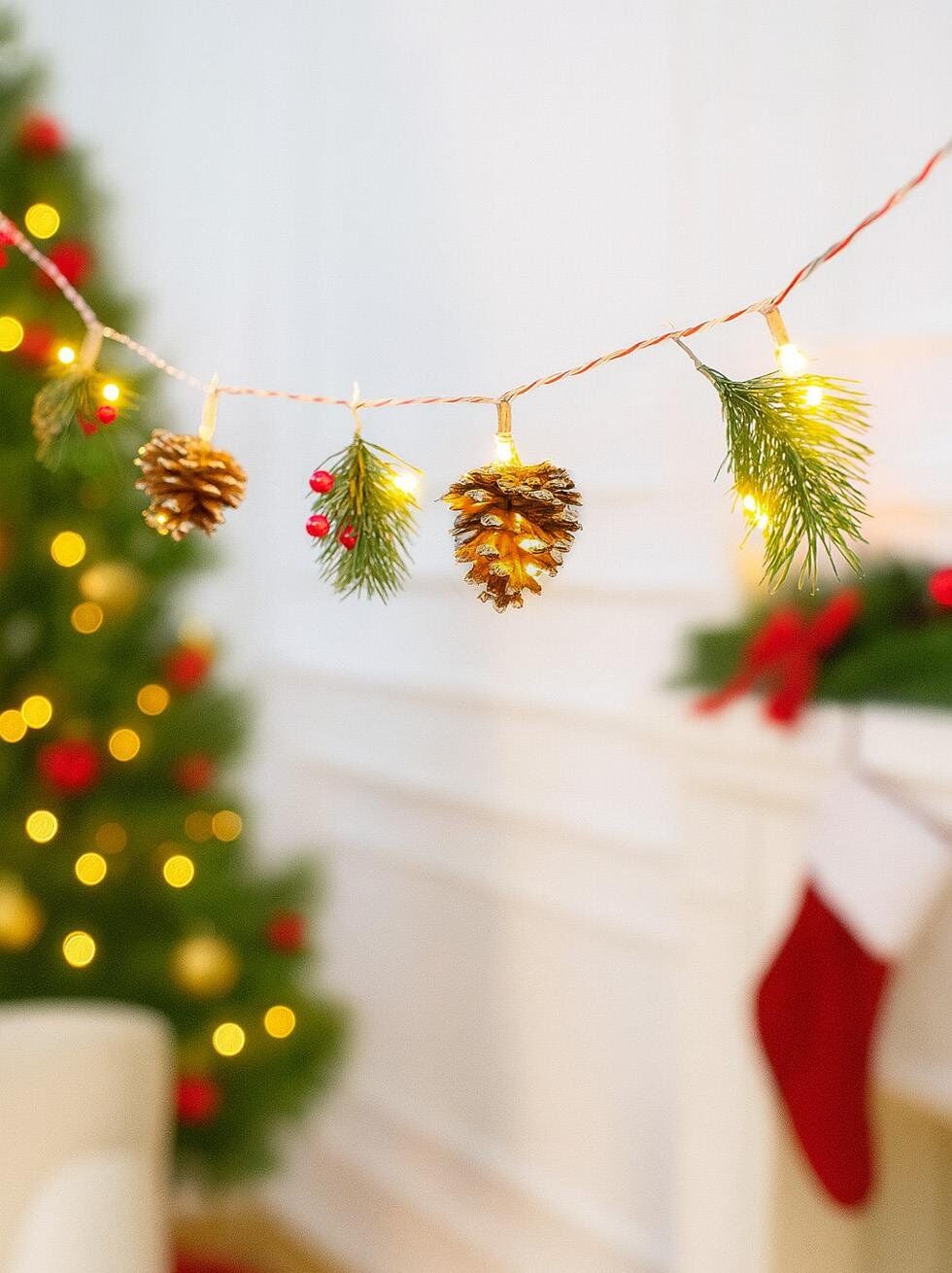 Astaş Kozalak Led Zincir 170 Cm 10 Ledli Gk62916