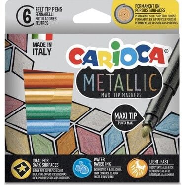 Carioca Metalik Keçeli Kalem 8 Li
