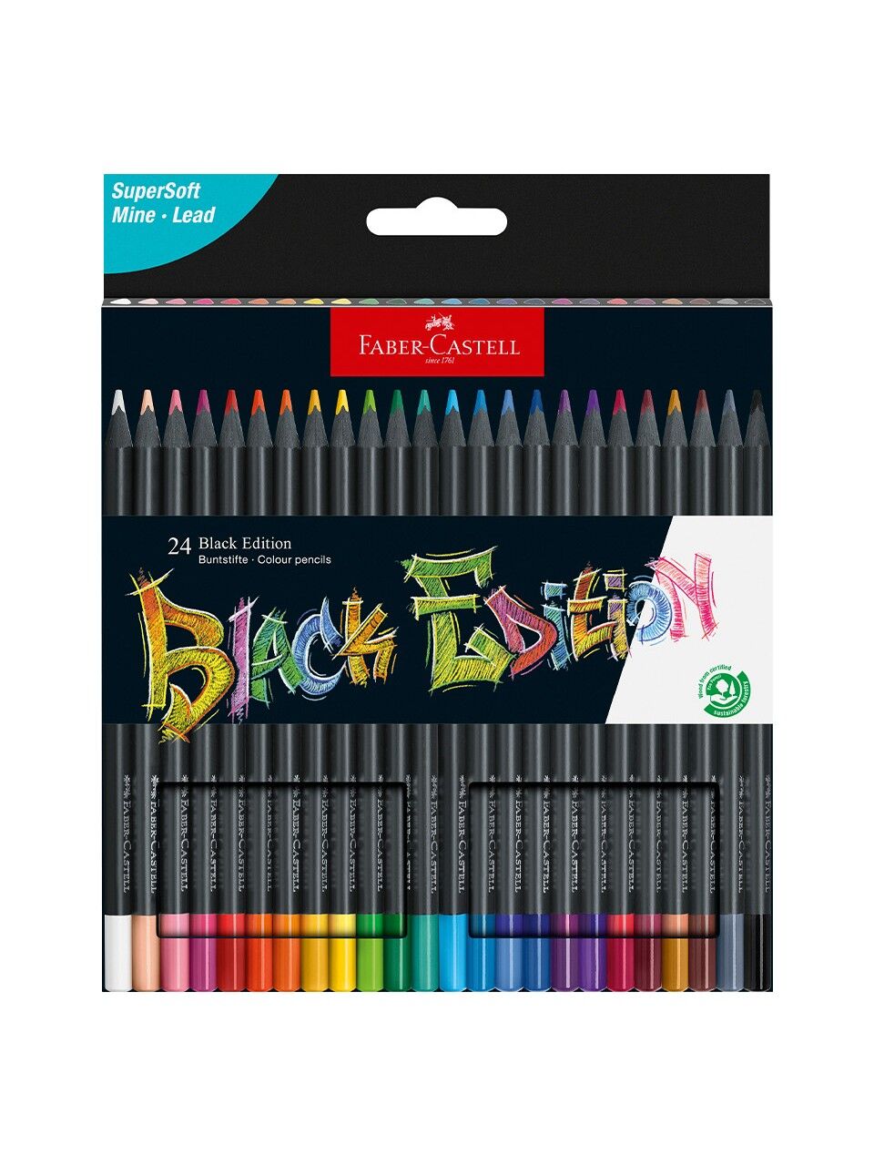Faber-Castell Black Edition Boya Kalemi 24 Lü