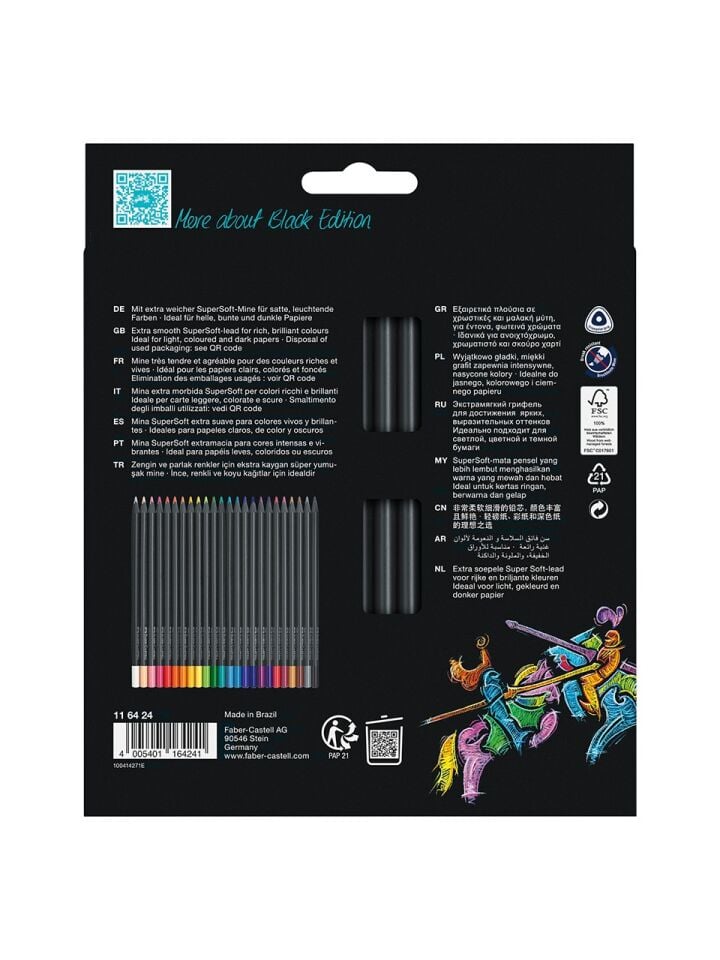 Faber-Castell Black Edition Boya Kalemi 24 Lü