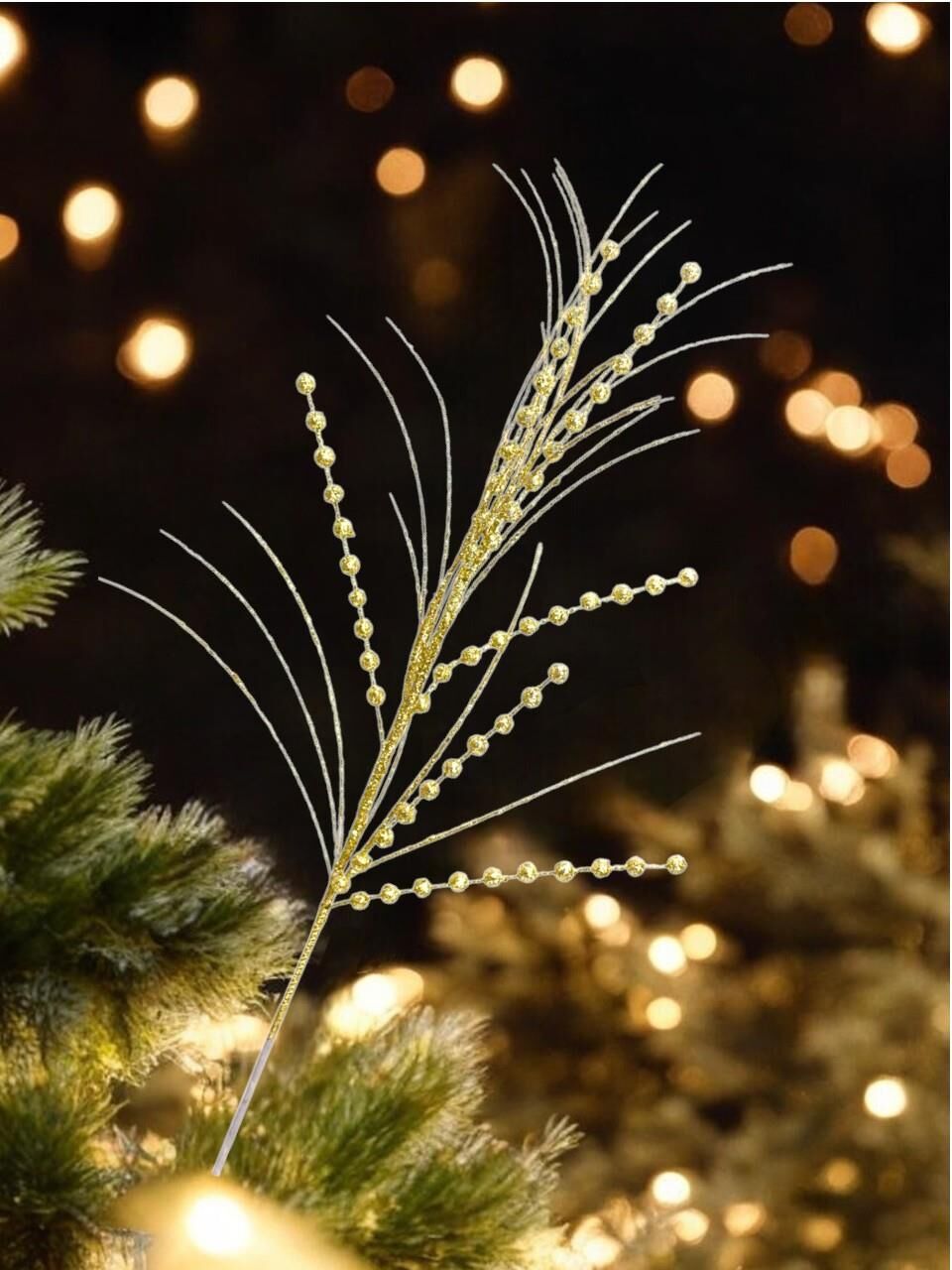 Astaş Toplu Dekoratif Dal Altin Gümüs 75 Cm