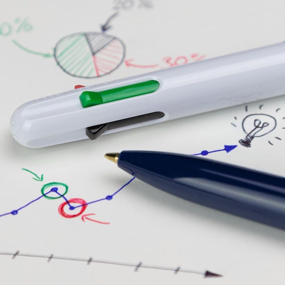 Schneider Take4 Tükenmez Kalem Mavi Gövde M