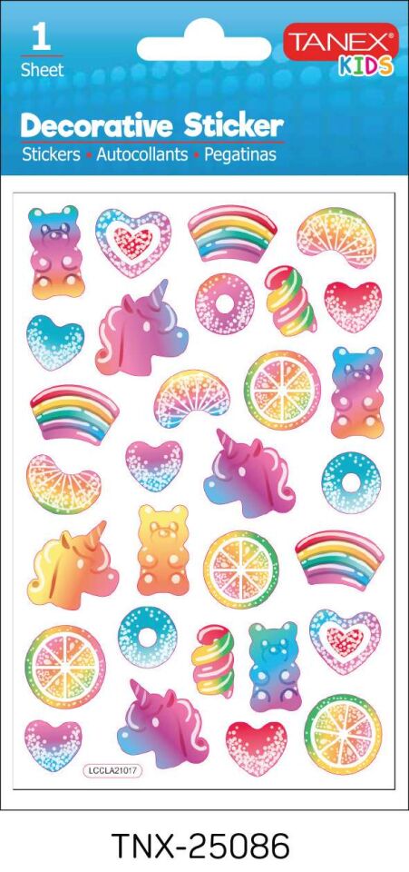 Tanex Tnx-25086 Unıcorn Serisi Etiket