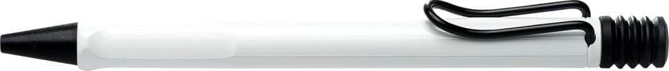 Lamy Safari Tükenmez Kalem Siyah Renk Klips Beyaz