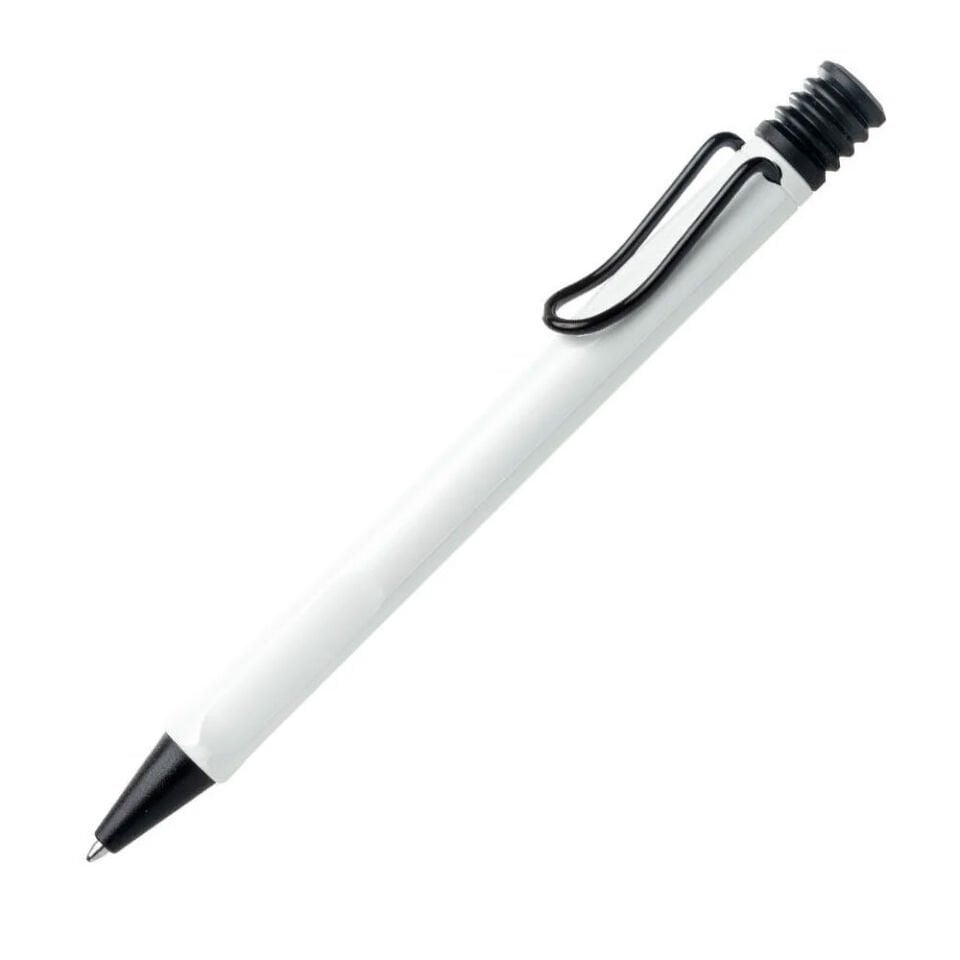 Lamy Safari Tükenmez Kalem Siyah Renk Klips Beyaz
