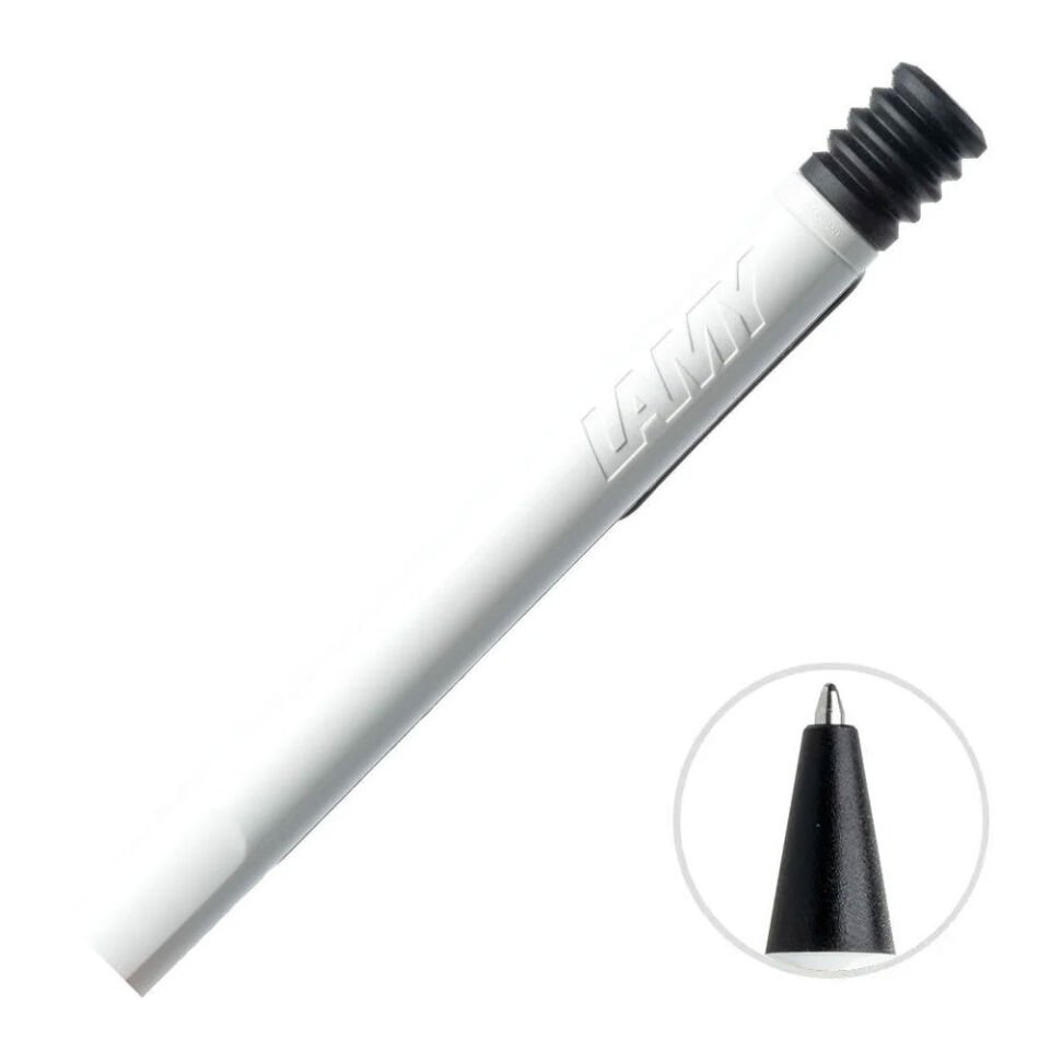 Lamy Safari Tükenmez Kalem Siyah Renk Klips Beyaz
