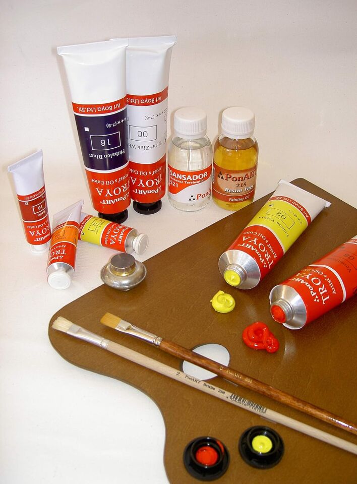 PonART Troya Yağlı Boya Phthalo Mavi 170 ml