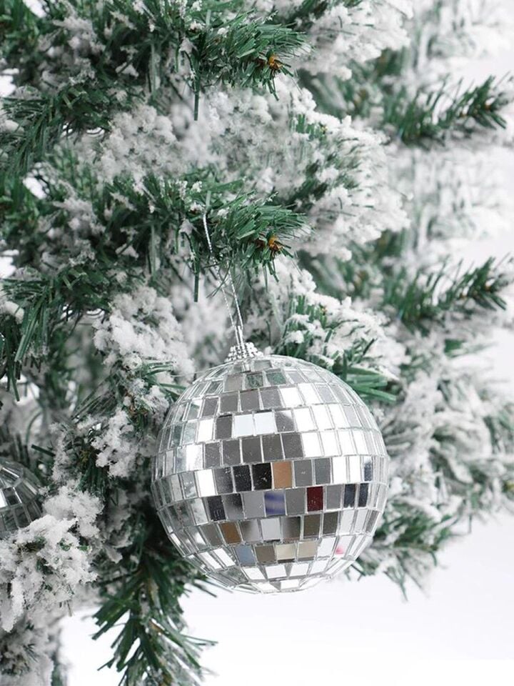 Astaş Disko Topu 10 Cm Gümüs