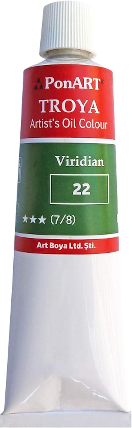 PonART Troya Yağlı Boya Viridian- 170 ml